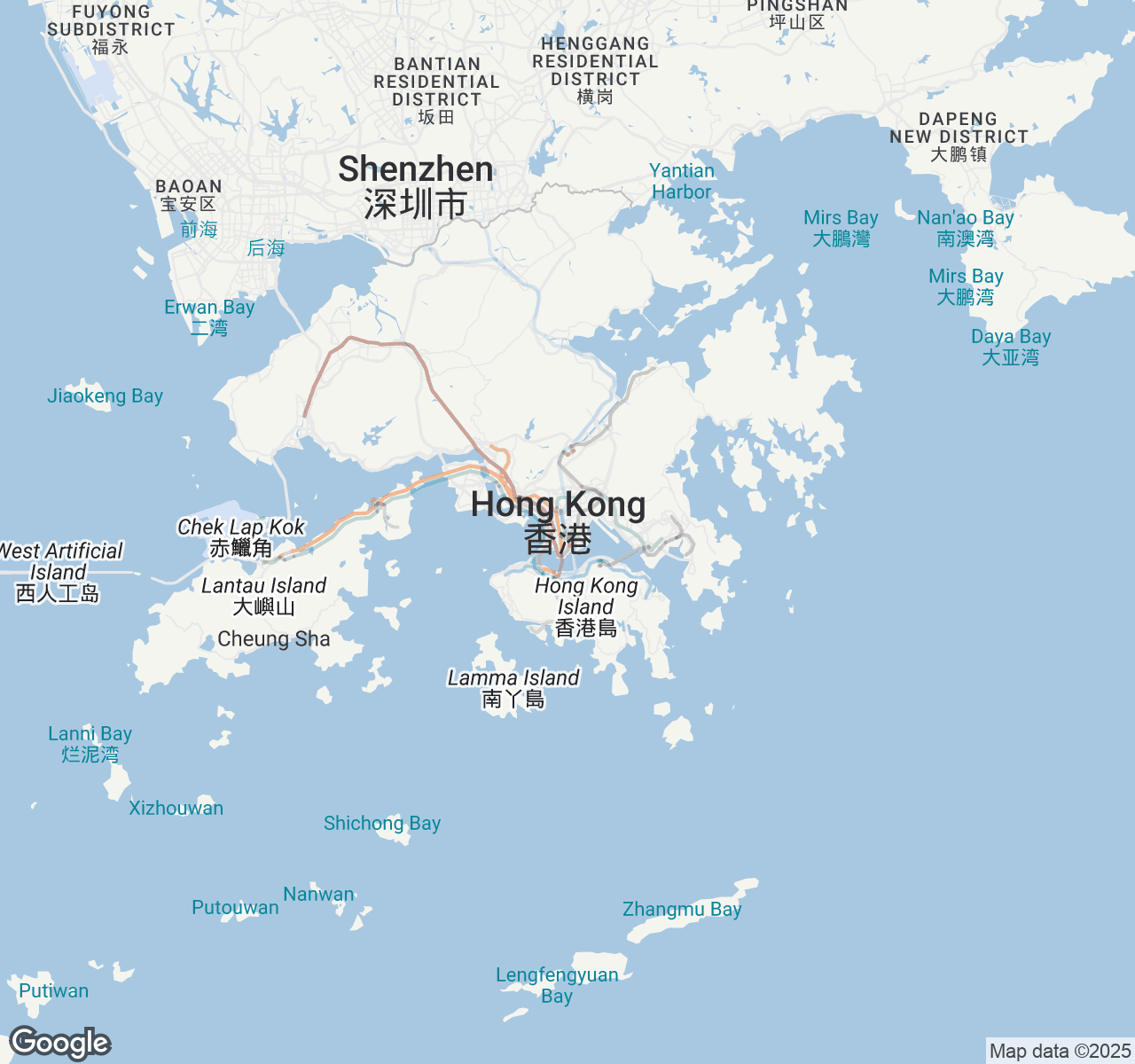 Map of Kowloon